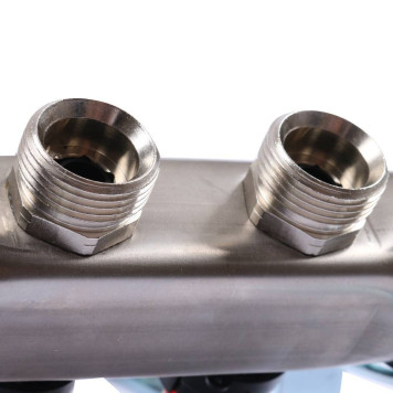 Коллектор Uponor Smart S с расходомерами стальной, выходы 2X3/4 Евроконус-8