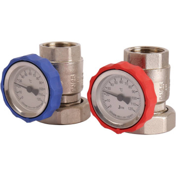 Насосная группа ROMMER RDG-0002 с термостатическим смесительным клапаном 1& (20-40С) без насоса-1