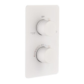 Boheme Cell Смеситель термостатический встраиваемый, 2 потребителя, с внут. частью, цвет: matt white 134-2-MW