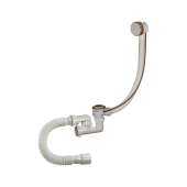 Сифон д/ванны рег полуавт 1 1/2 x40 гофр 40х40/50 Орио А-28089