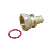 Муфта VARMEGA Slide-fit переходная (переходник) с накидной гайкой, 25х1, латунная, VM51817