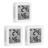 Комплект три датчика температуры и влажности HOMMYN 3THS30ZB
