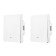 Комплект два умных одноклавишных выключателя HOMMYN 2SWZBNN01W