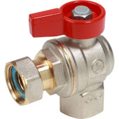 Кран шаровой Giacomini 1/2x1/2 угловой В/НГ для котлов и счетчиков