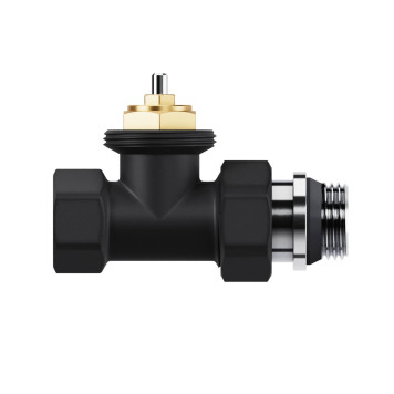 Набор термостатический прямой Royal Thermo Design 1/2М30х1,5 (Черный)-4