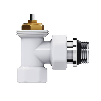 Набор термостатический угловой Royal Thermo Design 1/2М30х1,5 (Белый)-4