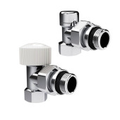 Набор термостатический угловой Royal Thermo Design 1/2М30х1,5 (Хром)