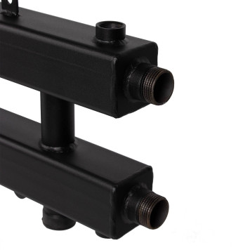 Блок коллекторный Royal Thermo на 4 (5) выходов (сверху/снизу) стрелка 60 кВт, с кронштейнами-3