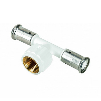 Тройник HENCO ВР ПВДФ пресс, 20x3/4x20