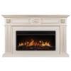 Каминокомплект: Очаг Electrolux EFP/P-4220LS, портал Siena 42/40/36, сл. кость с зол. патиной