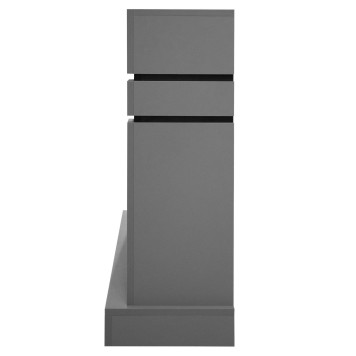 Каминокомплект: Очаг Electrolux EFP/P-4220LS, портал Lindos 42/40/36, светло-серый, р/в-4