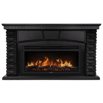 Каминокомплект: Очаг Electrolux EFP/P-4220LS, портал Porto 42/40/36 камень чер. шп. венге-1