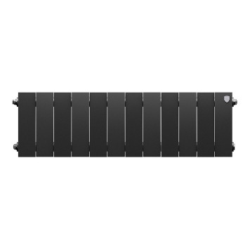 Радиатор биметаллический Royal Thermo PianoForte 200 Чёрный - 12 секц.-1