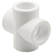 Крестовина THERMOLIGHT PP-R 25 белый (20/140)