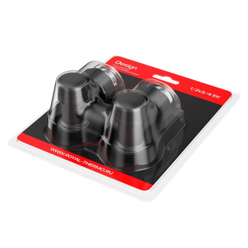 Узел нижнего подключения Royal Thermo Design угловой 1/2х3/4 EK (черный)-4