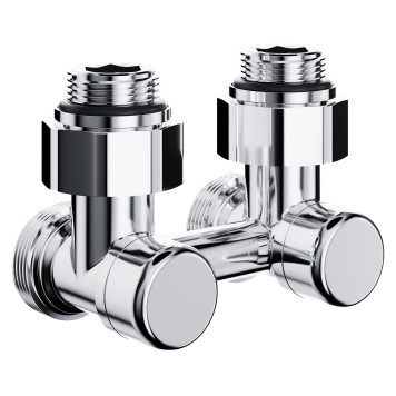 Узел нижнего подключения Royal Thermo Design угловой 1/2х3/4 EK (хром)