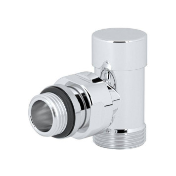 Вентиль обратный угловой НН 1/2 х 3/4 ЕК цвет белый, Compact