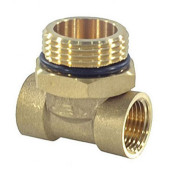 Тройник лат коллект 1 х1/2 х1/2  Апогей 340001