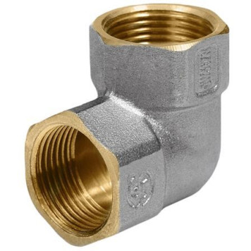 Угольник лат Ду15 м/м никель Aquasfera 9001-01