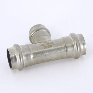 Тройник пресс IBP 22 х 18 х 22 нерж сталь-1