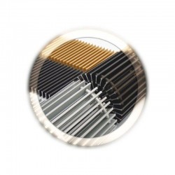 Решетка рулонная Wilma цвет бронза для конвектора шириной 258 мм