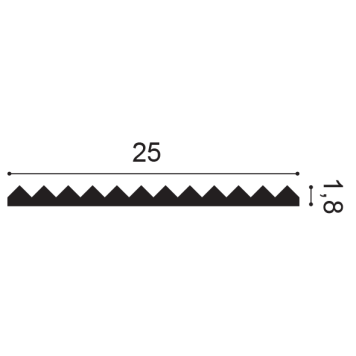3D стеновые покрытия W108-2600 ZIGZAG-1