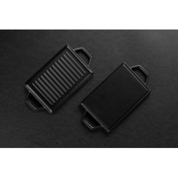 Маленькая сковорода-гриль HS DD HP 1522 BLACK MAT-2