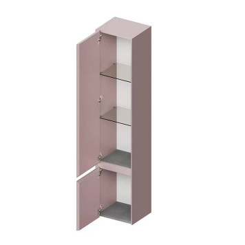 Kerama Marazzi Cubo Пенал подвесной, левый 165, цвет: мальва матовый. CUB.165Lh\MAL-3