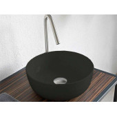 Раковина, Scarabeo, Glam, шгв 330-330-125, отверстия для смесителя-отсутствуют, BIOKER, цвет-Lava