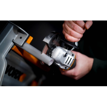 Угловая шлифмашина аккумуляторная WORX WX803, 20В, 125 мм, 1*2,0Ач + 1*4,0 Ач, кейс-5