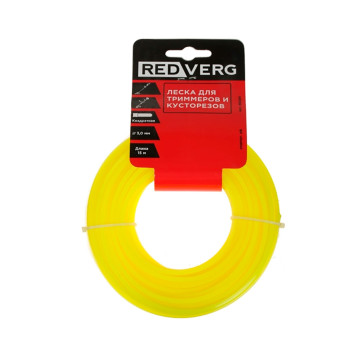 Леска для триммера REDVERG д 3,0мм (15м) квадратная (990281)