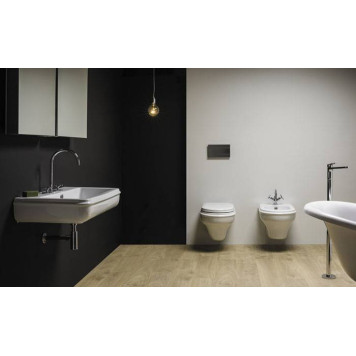 Azzurra Charme Биде подвесное 52x40xH34 см с 1 отв., c креплением KIT 2000 CF, цвет: Bianco lucido-3