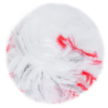 Ролик полиакрил. мини Профи, белый с серой и красной полосками, диам.15/35 мм, ворс 10 мм, 150 мм-5