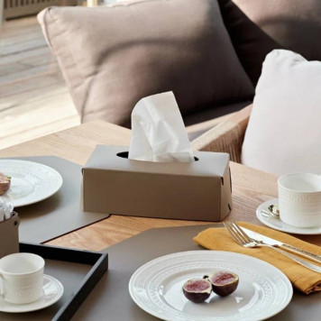 ADJ Салфетница Kleenex, 23x12xH7,5 см., цвет: капучино/шоколад-2