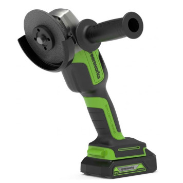 Машина шлифовальная угловая аккумуляторная Greenworks GD24AG( Акб 2 Ач и ЗУ)-1