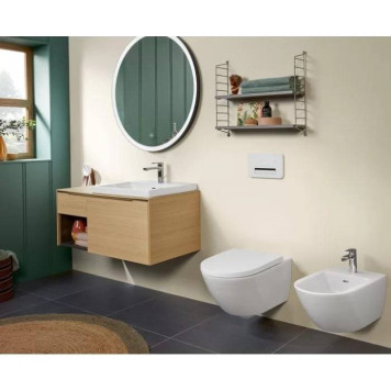 VilleroyBoch Subway 2.0 Биде подвесное 37.5х56.5х28см., 1 отв., цвет: альпийский белый. 54000001-9