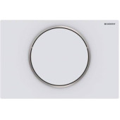 115.758.JT.5 Смывная клавиша Geberit Sigma10 смыв/стоп к 111.300/350/361/362/380/390/796, белый матовый лак, легко чистящееся покрытие/полированное 115.758.JT.5
