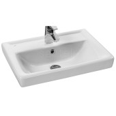 ОтдельноНеОтгр_AQ 1WH302127 Santek Раковина Тигода 55 550х380х170 мм, с отв. под смес., с от 1.WH30.2.127