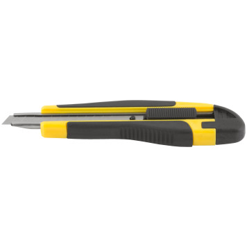 Нож технический 9 мм усиленный прорезиненный-4