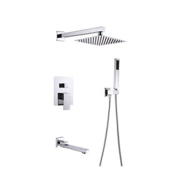 Смес встр/ванна ПСМ-CB-03 однор скрыт/м со встр част в/к CUBE Профсан PSM-CB-03