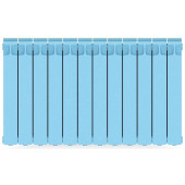 Rifar Monolit 500 12 секций, боковое подключение (сапфир)