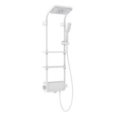 AQM 8003W Душ. сист. с терм. для душ. каб. + аэр., 240х148/140х67 мм, 1/1 режим, выс. 1108 мм, AQM8003W
