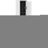 Roca Aneto Шкаф колонна 23x20x120см, DX, цвет: белый/черный матовый. 7.8574.6.780.6