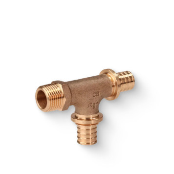 Тройник РЕХАУ с наружной резьбой 20-20-R 1/2 RX+