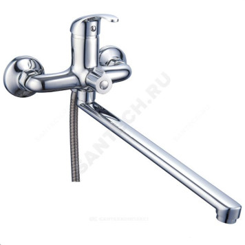 Смес/ванна ПСМ-104 однор дл/изл плоск Lобр в/к Профсан PSM-104-2