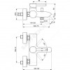 Смес/ванна CERALINE однор кор/изл б/к Ideal Standard BC199AA