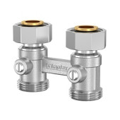 Узел нижнего подключения Simplex Standard Line D2/50 прямой, 3/4x3/4 c конусными вставками 3/4