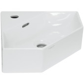 LINE 35 Умывальник угловой ВКС Белый S1 (WB.CR/Line/35-C/WHT.G/S1) WB.CR/Line/35-C/WHT.G/S1