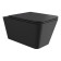 Alice Hide Square Унитаз 55х35см., подвесной, безободковый, без сиденья и крышки, цвет: чёрный матовый. 31210108, FIX10