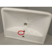 SaleAqwella191638 Раковина Q60 605х476х183 мм, с отв. под смеситель, с отв. пер Sale191638_413